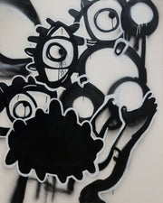 Starving Eyes original painting by Moussa Farhoud
